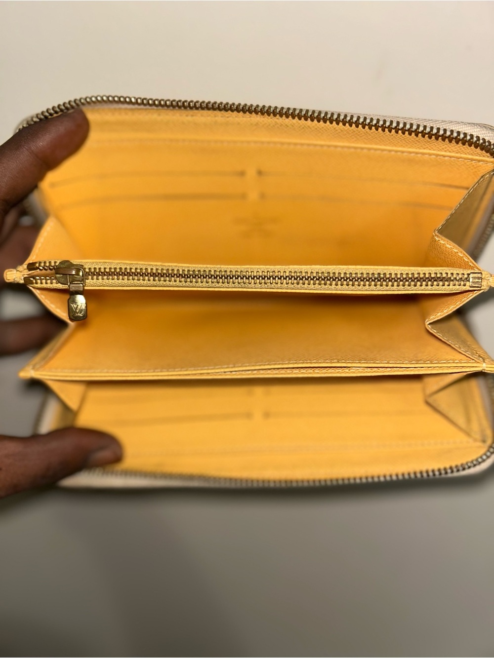 Louis Vuitton Yellow Interior Zip Pouch - Picture 2 of 8